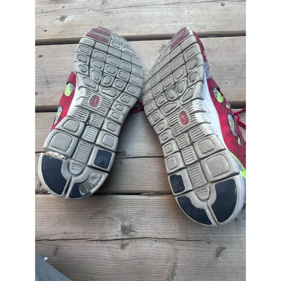 Nike Free Run2 Men's Sneakers Shoes Size 9.5 Lace Up Running Trainers Gray/Red - Picture 7 of 10